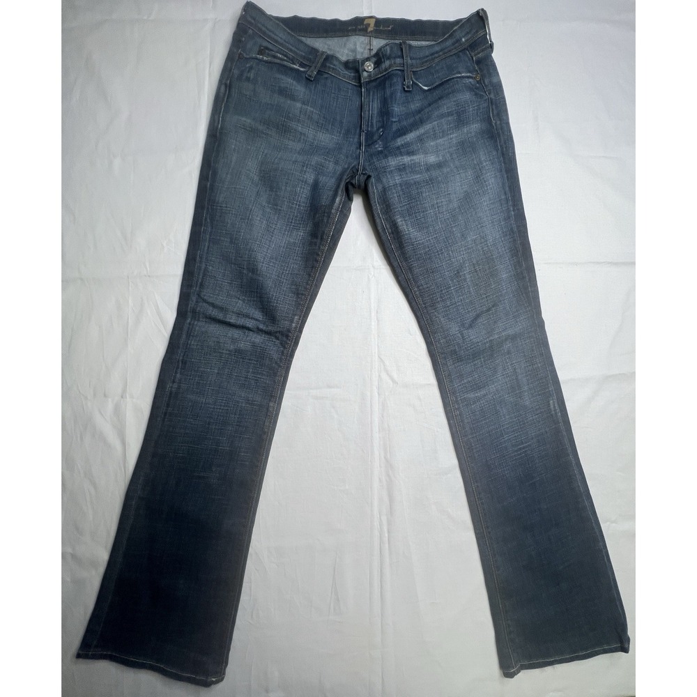 7 For All Mankind Jeans Mia Slim‎ Straight Blue Women Size 32